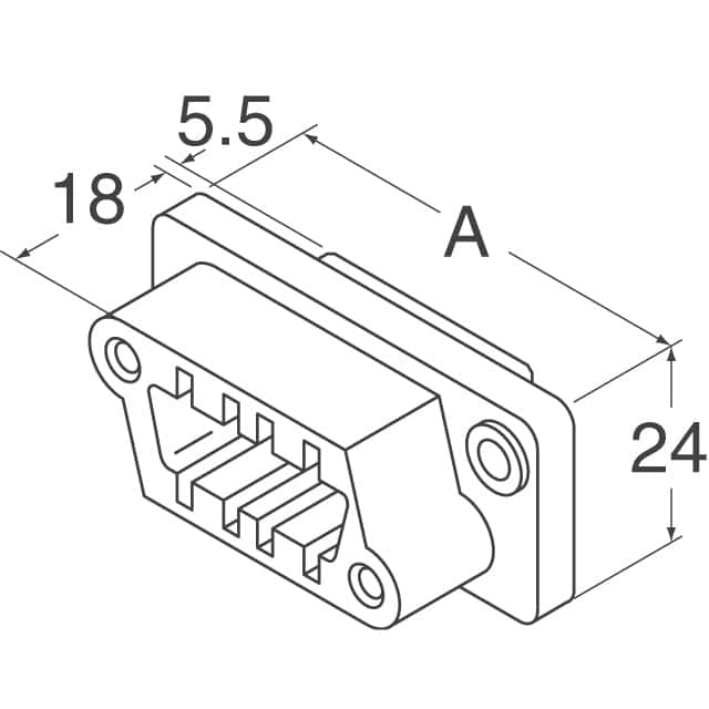 QR/P-16S-C(51) Hirose Electric Co Ltd  Backplane-Steckverbindergehäuse